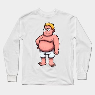 Sad Fat Man Long Sleeve T-Shirt